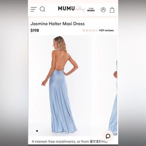 Jasmine Halter Maxi Dress